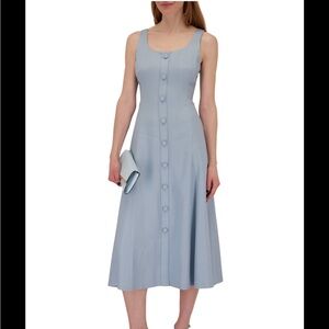 Adam Lippes ‘Amelie’ Pale Blue Sleeveless Maxi Sundress
